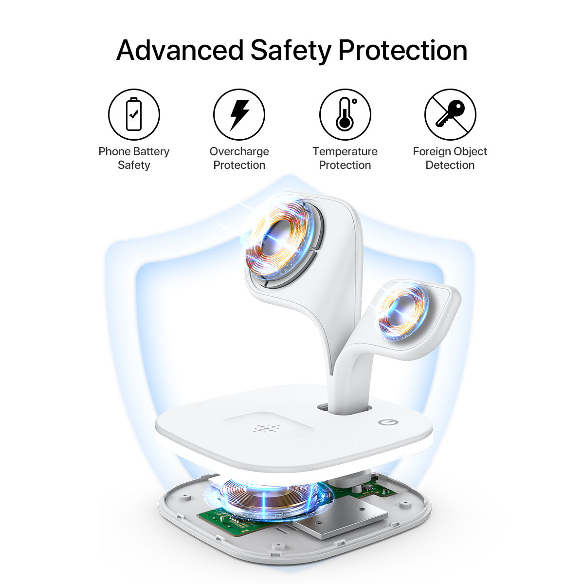 5-in-1 Magnetic Wireless Charging Station For Multiple Devices