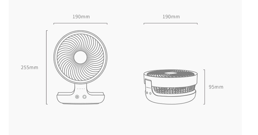 Wireless Suspended Air Circulation Fan