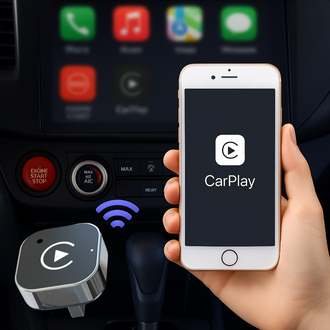 CarPlay Box Wired To Wireless Car