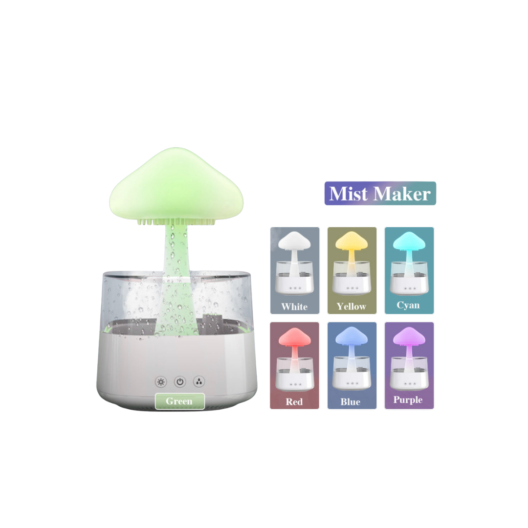 2-in-1 Rain Cloud Desk Humidifier