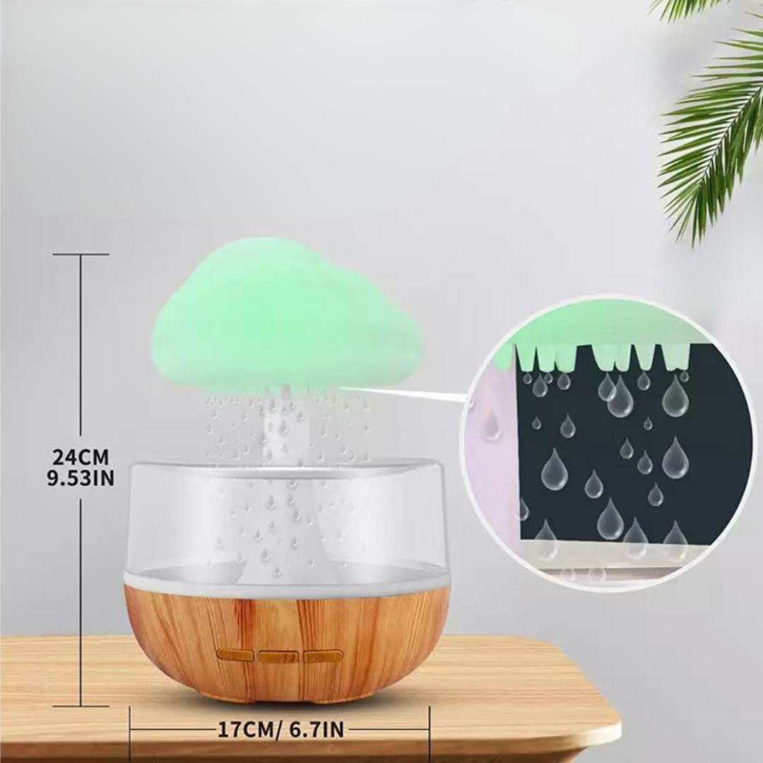 2-in-1 Rain Cloud Desk Humidifier